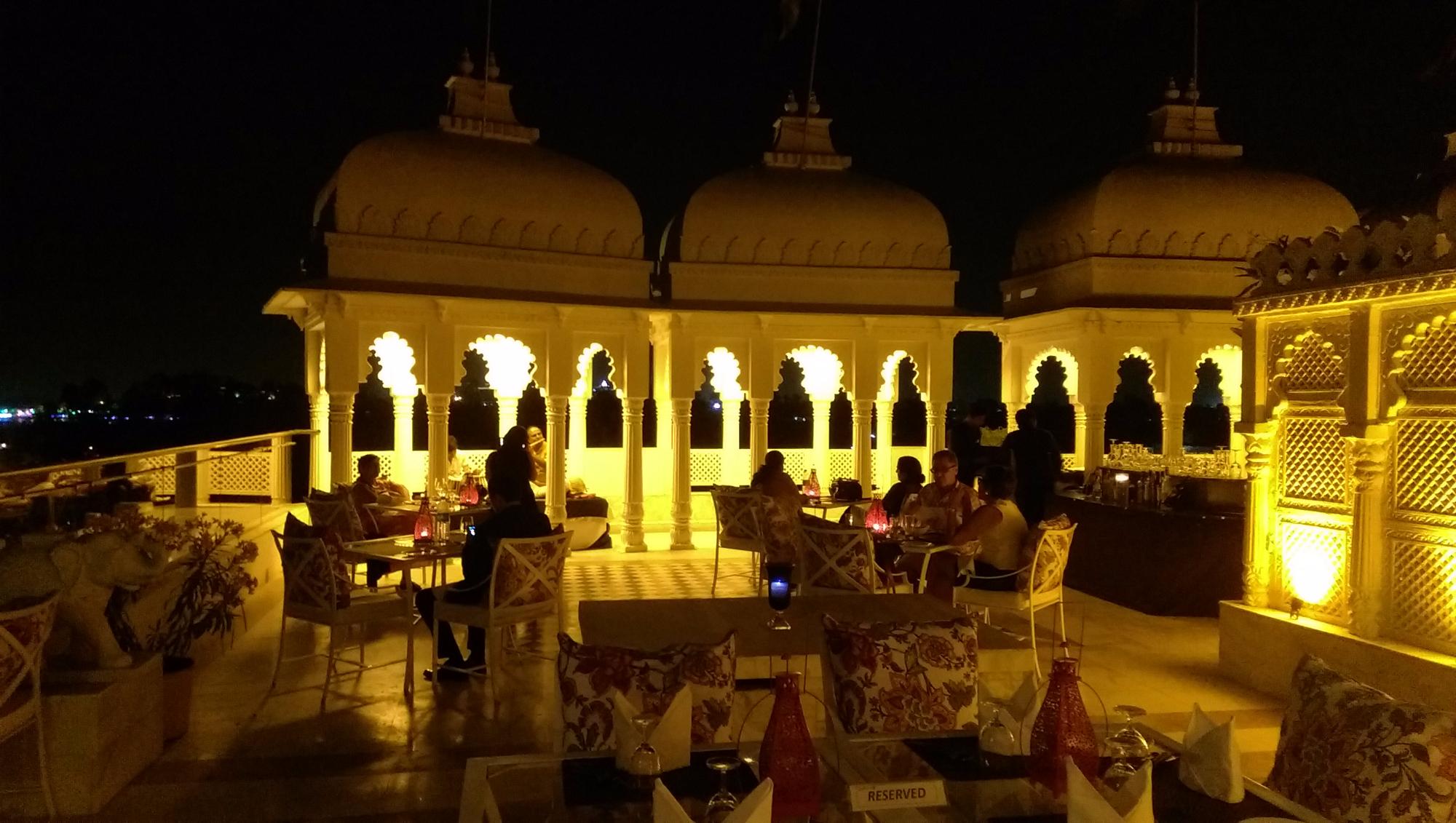 Aravali Lake view Restaurant of Udaipur