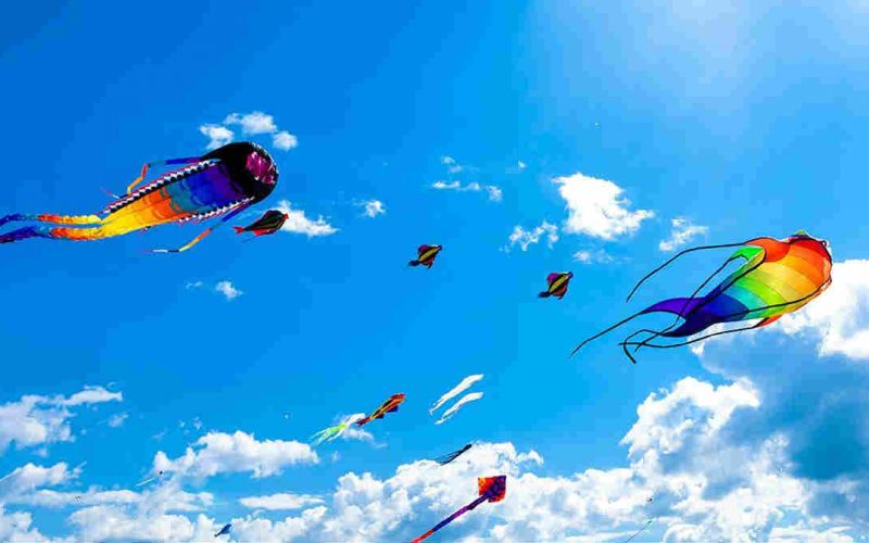 Kite festival in India