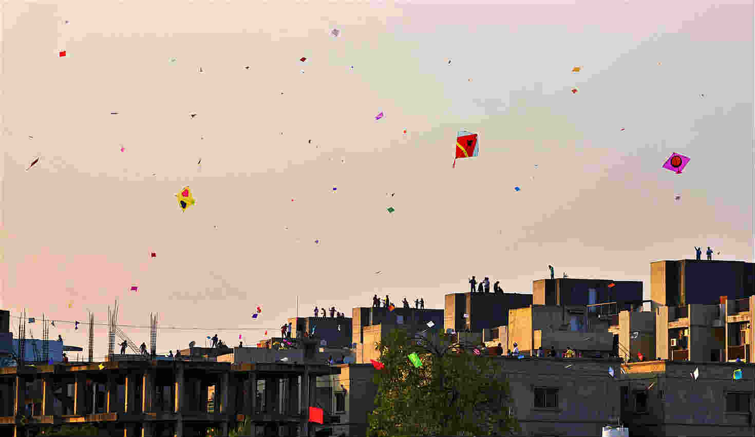 Kite festival in India